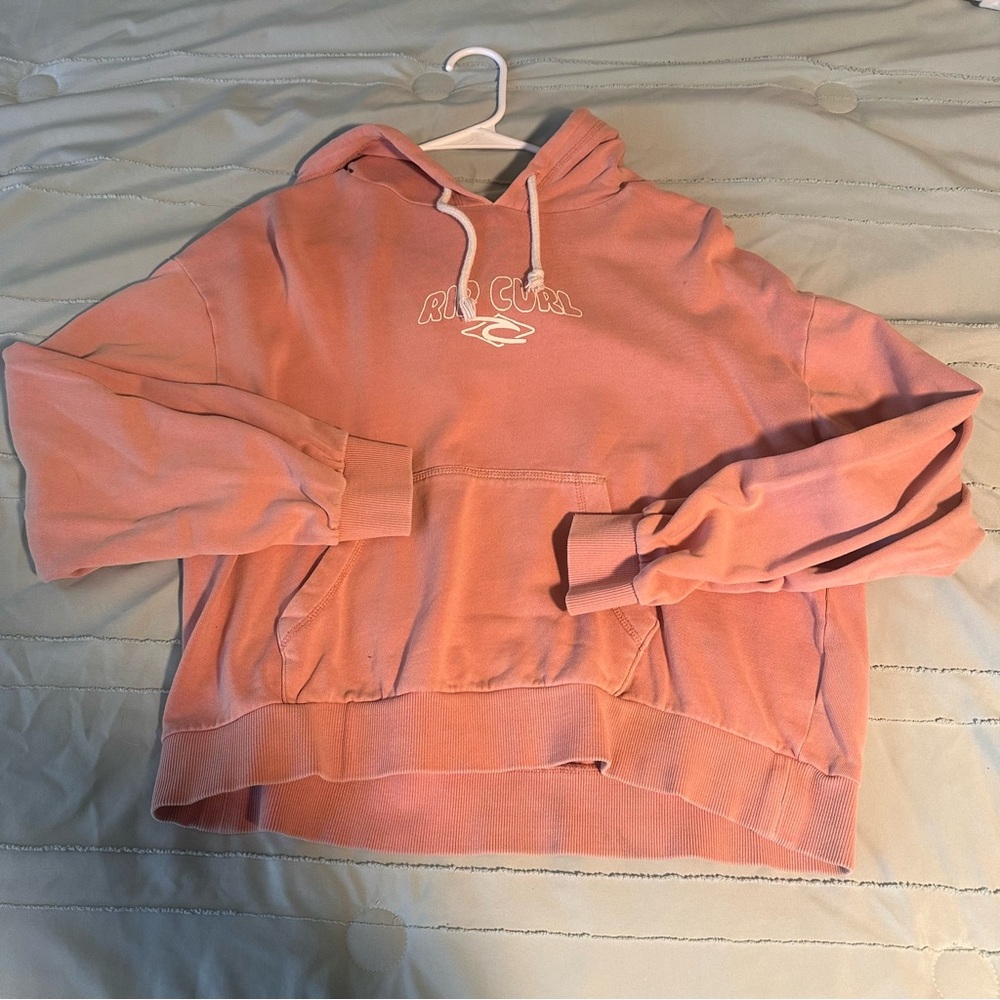 Rip Curl Women's Pink Hoodie Medium